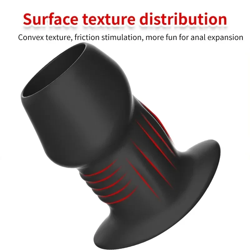 isensualflow es plug anal hueco silicona medica negro