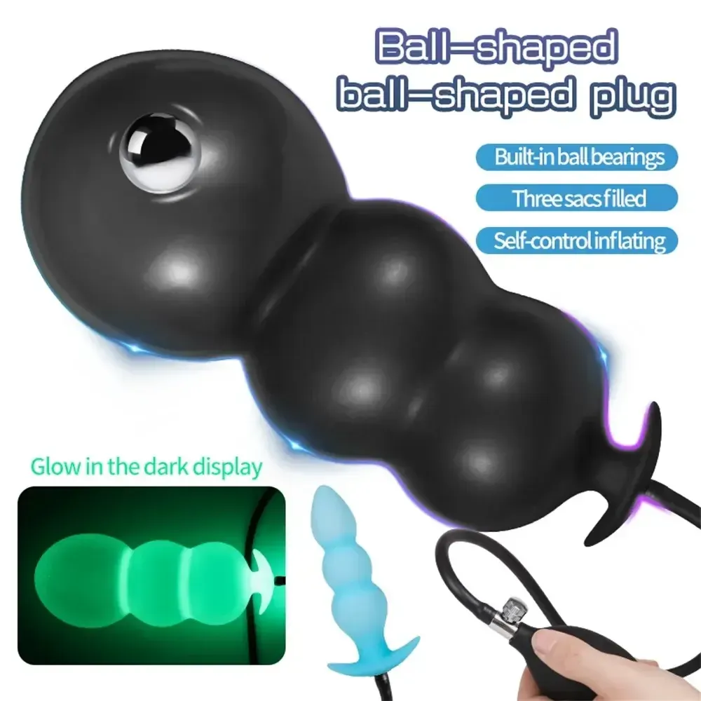 isensualflow es plug anal inflable de silicona
