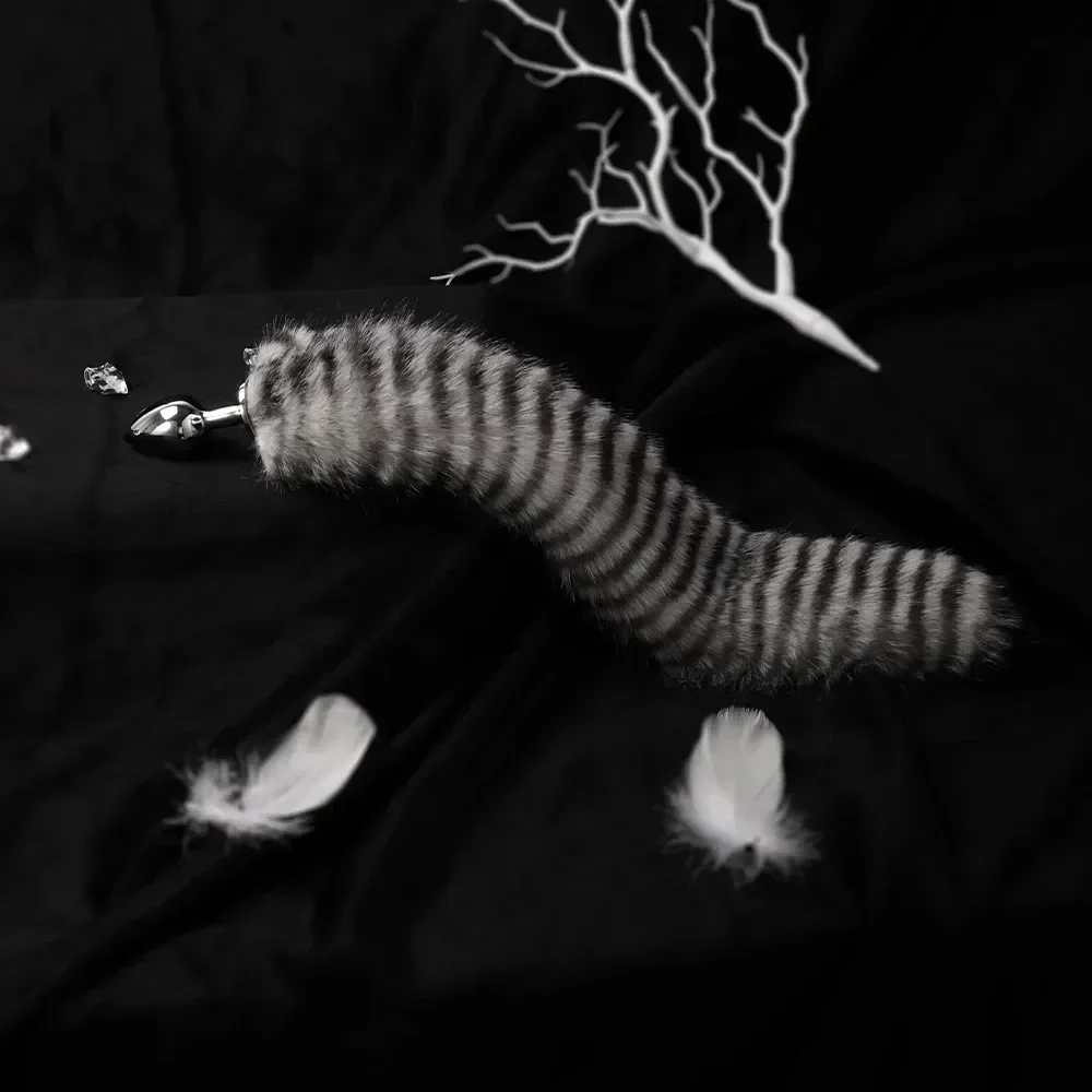 isensualflow es plug anal metal pulido cola felpa