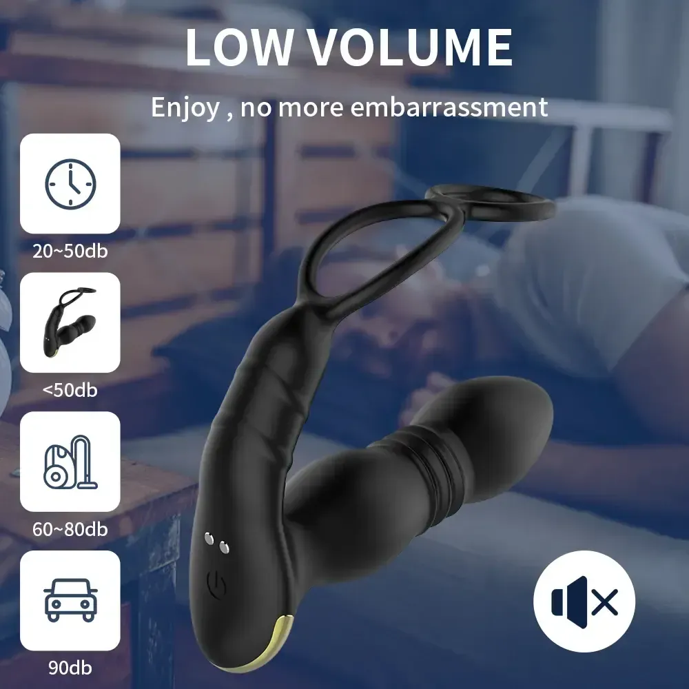isensualflow es plug anal telescopico silicona medica negro