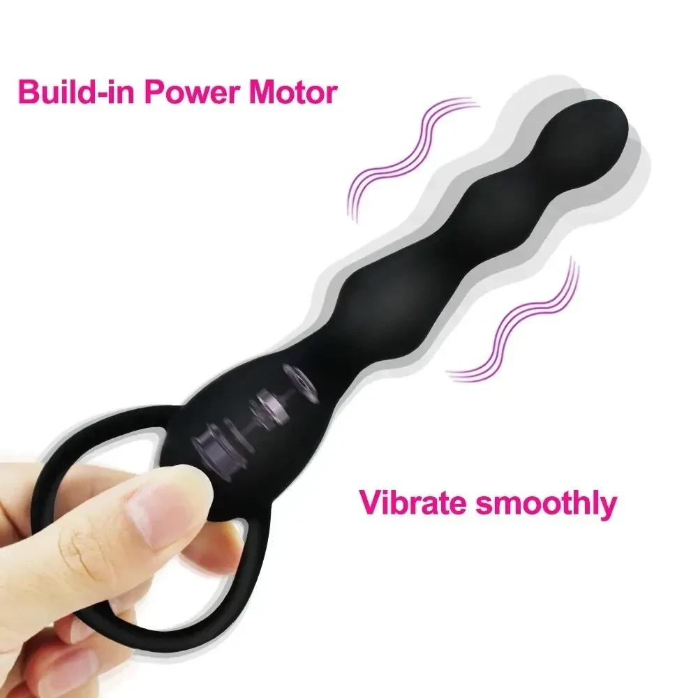 isensualflow es plug anal vibrador silicona medica perlas