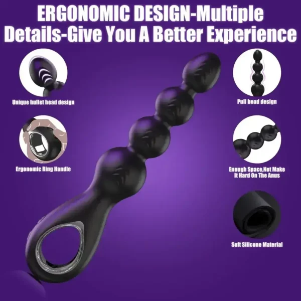 isensualflow es silicona médica plug anal con rotación