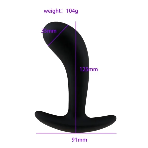 isensualflow es silicona médica plug anal grande