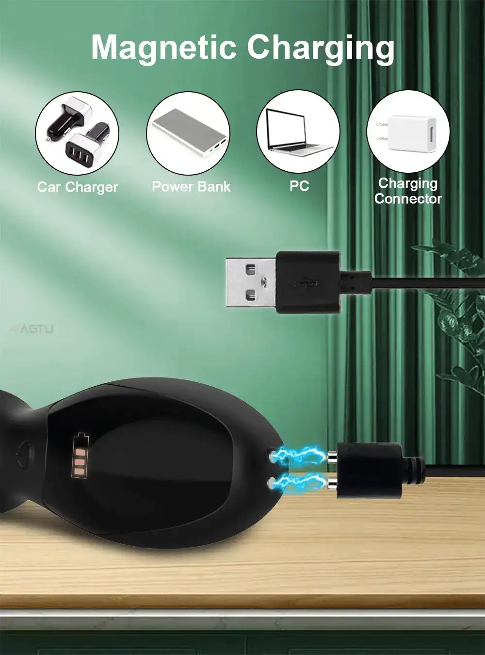 isensualflow es vibrador anal de silicona medica recargable