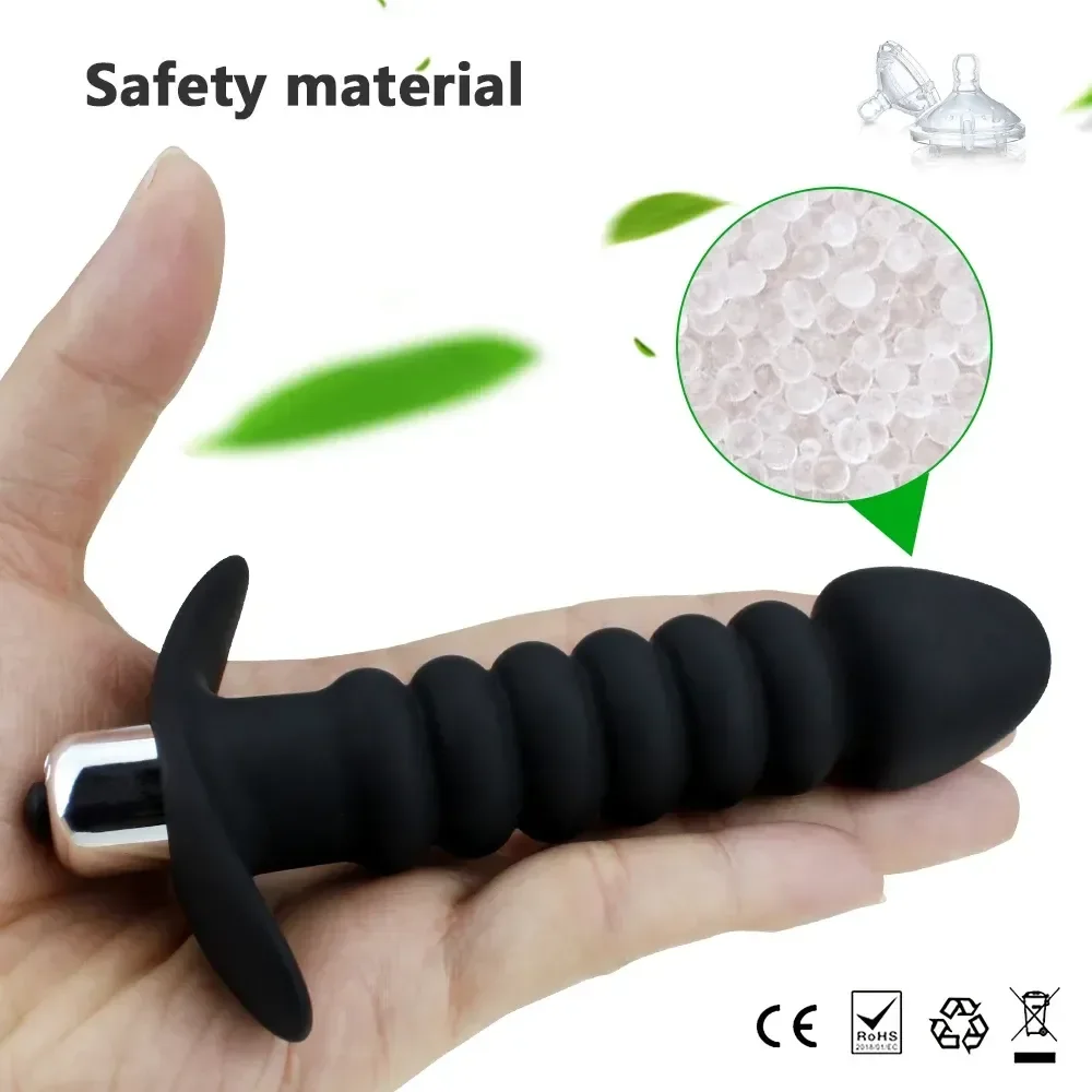 isensualflow es vibrador anal silicona masaje prostatico estriado