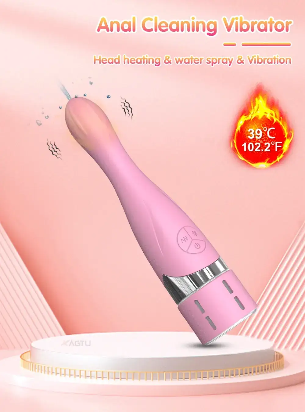 isensualflow es vibrador anal silicona spray agua calor