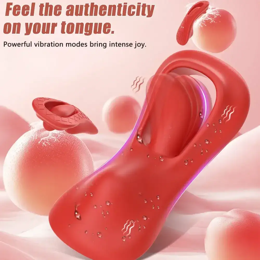 isensualflow es vibrador de silicona con forma de lengua