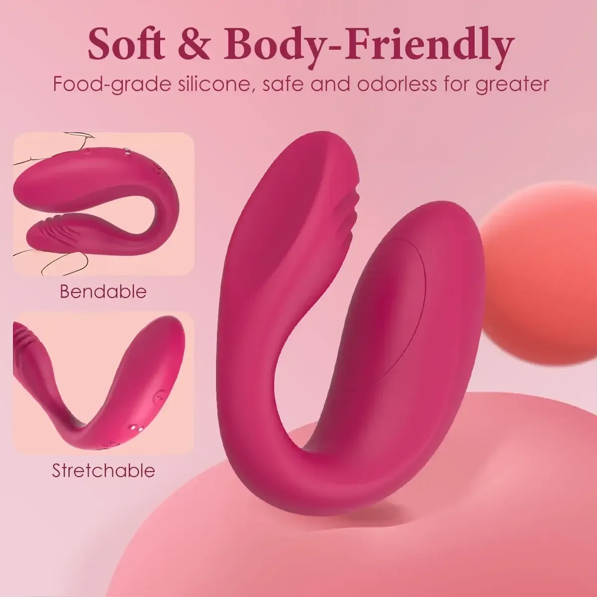 isensualflow es vibrador doble silicona medica control app