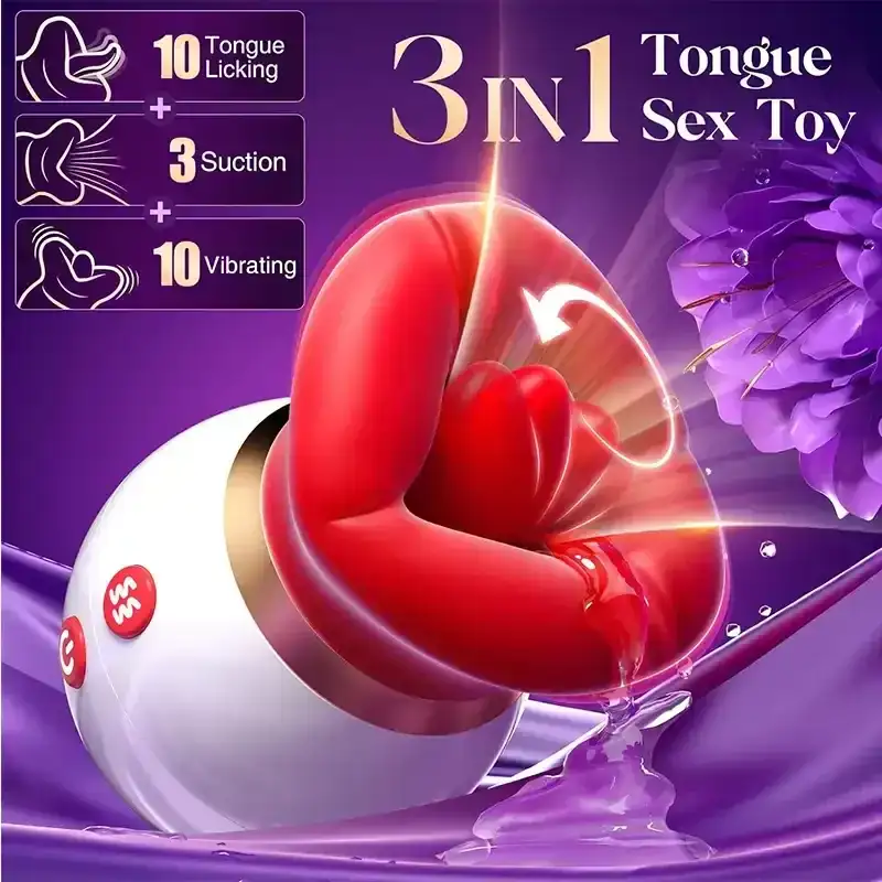 isensualflow es vibrador lengua giratoria silicona medica