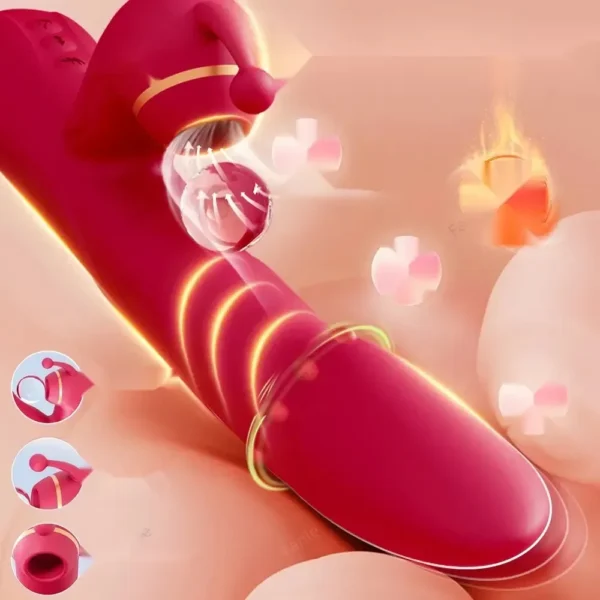 isensualflow es vibrador rabbit silicona con empuje suave