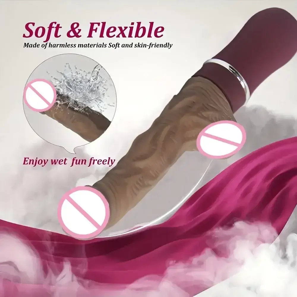 isensualflow es vibrador realista punto g con calor