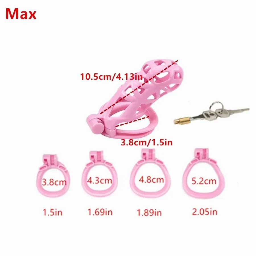 jaula castidad masculina resina negra