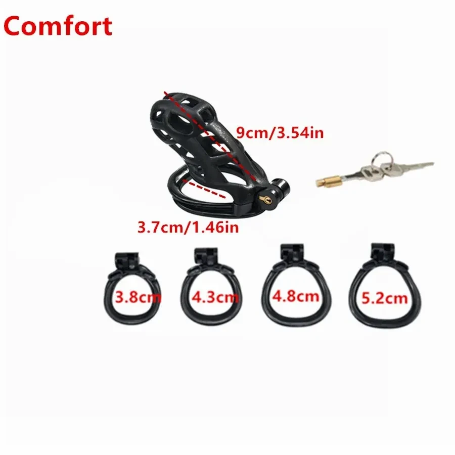 jaula castidad uretra resina hombre