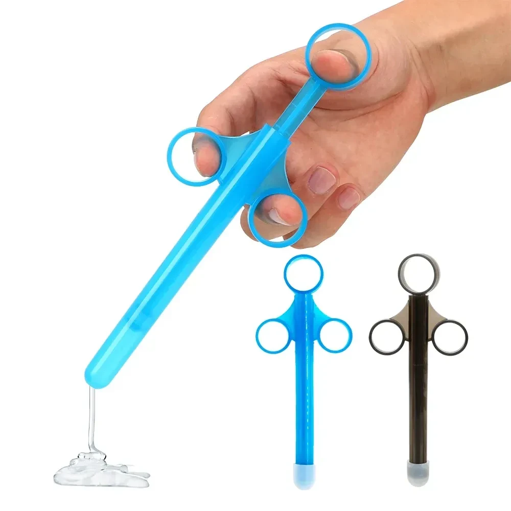 jeringa de plastico para lubricacion anal