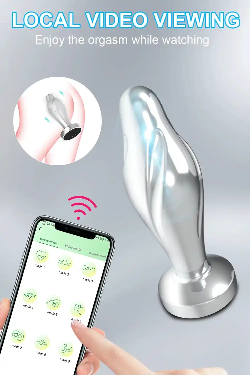 juguete anal bluetooth para hombre