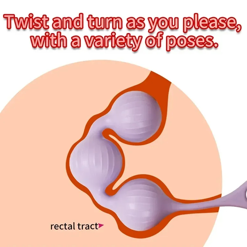 juguete anal con cuentas tpe