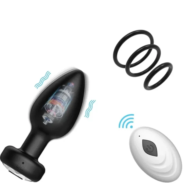 juguete anal con mando a distancia