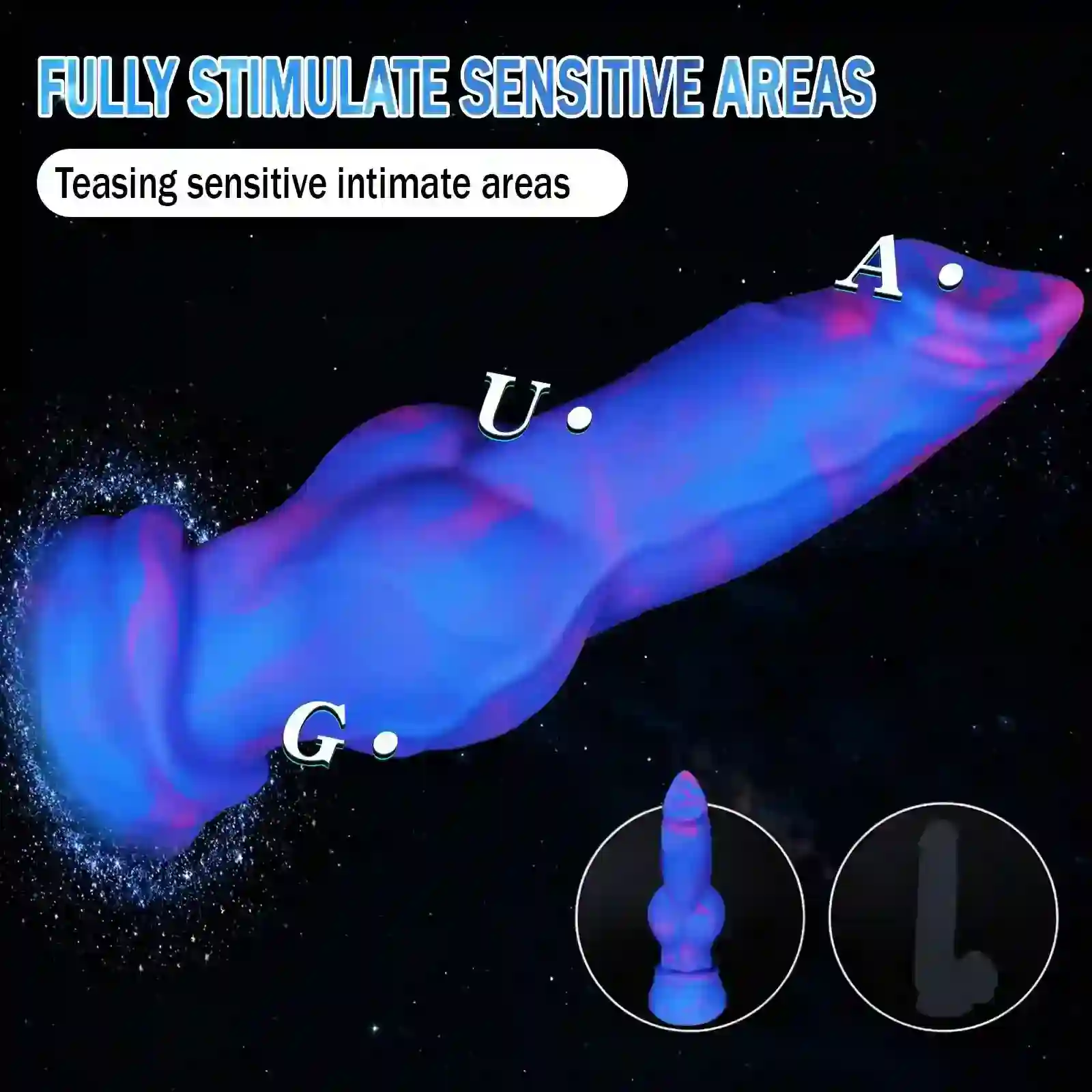 juguete anal con nudo realista