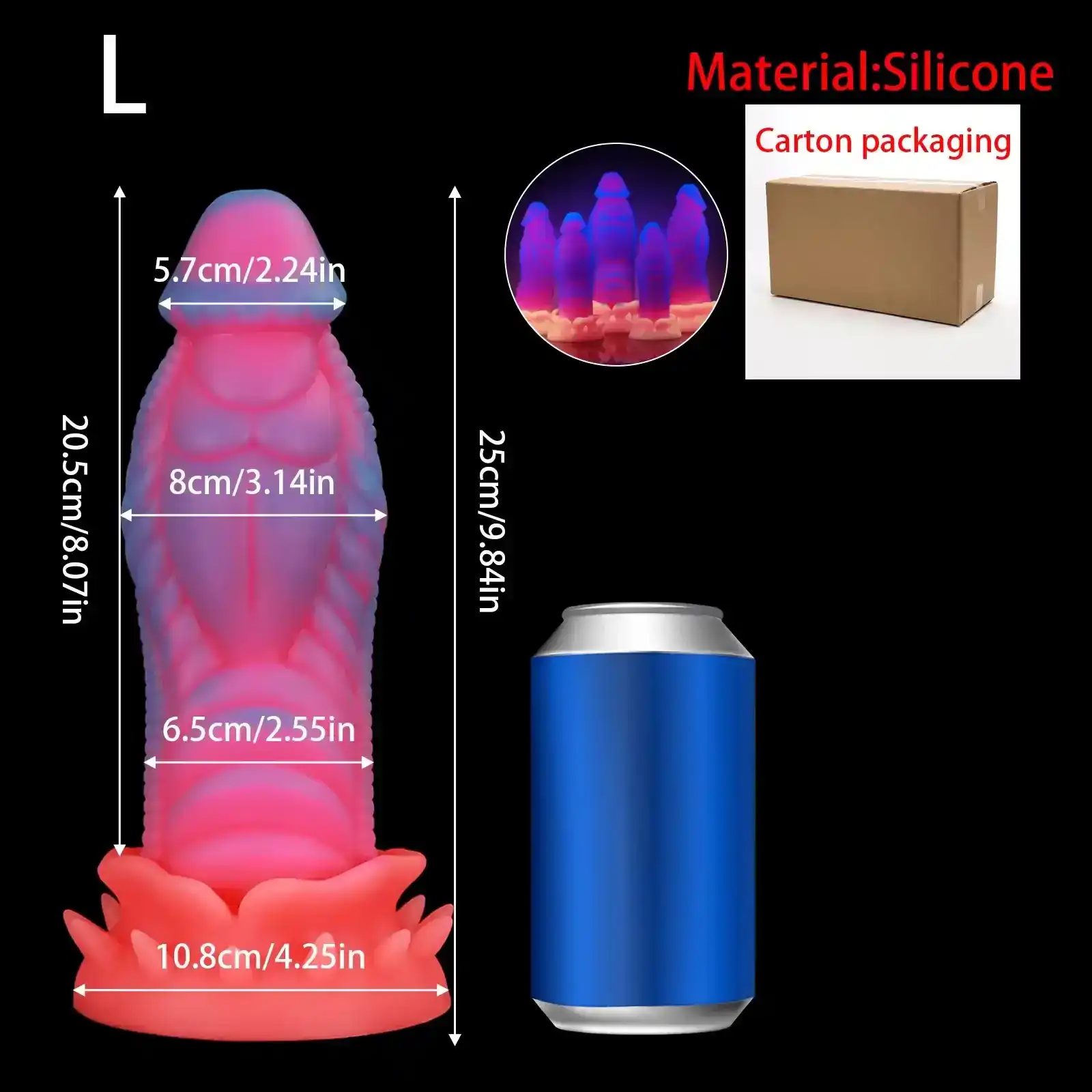 juguete anal con nudos grandes