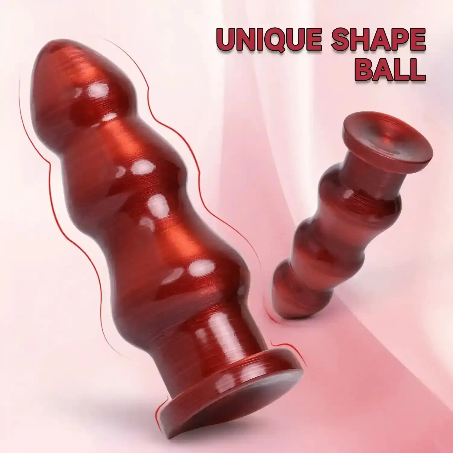 juguete anal cónico de material pvc