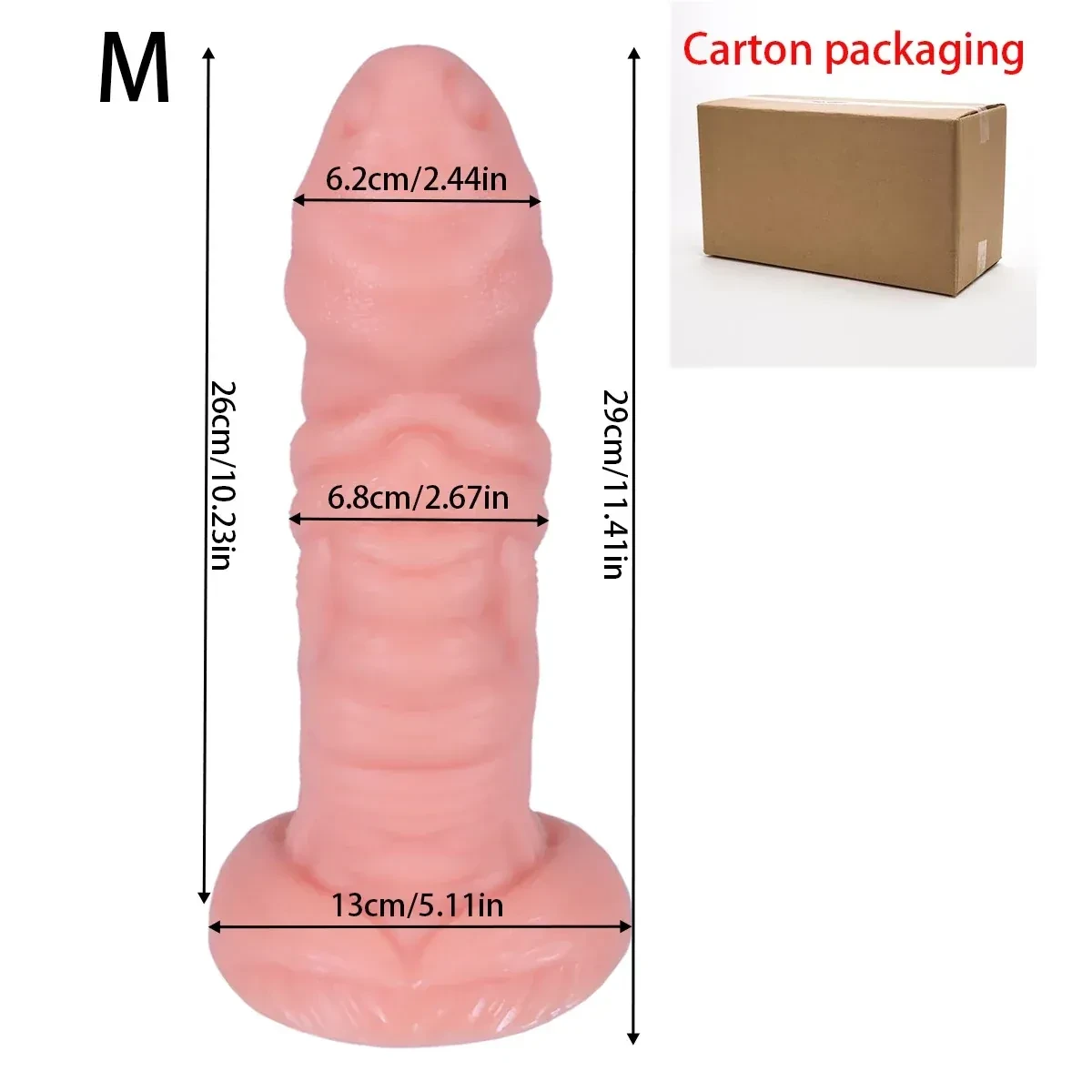 juguete anal dragon texturizado goma