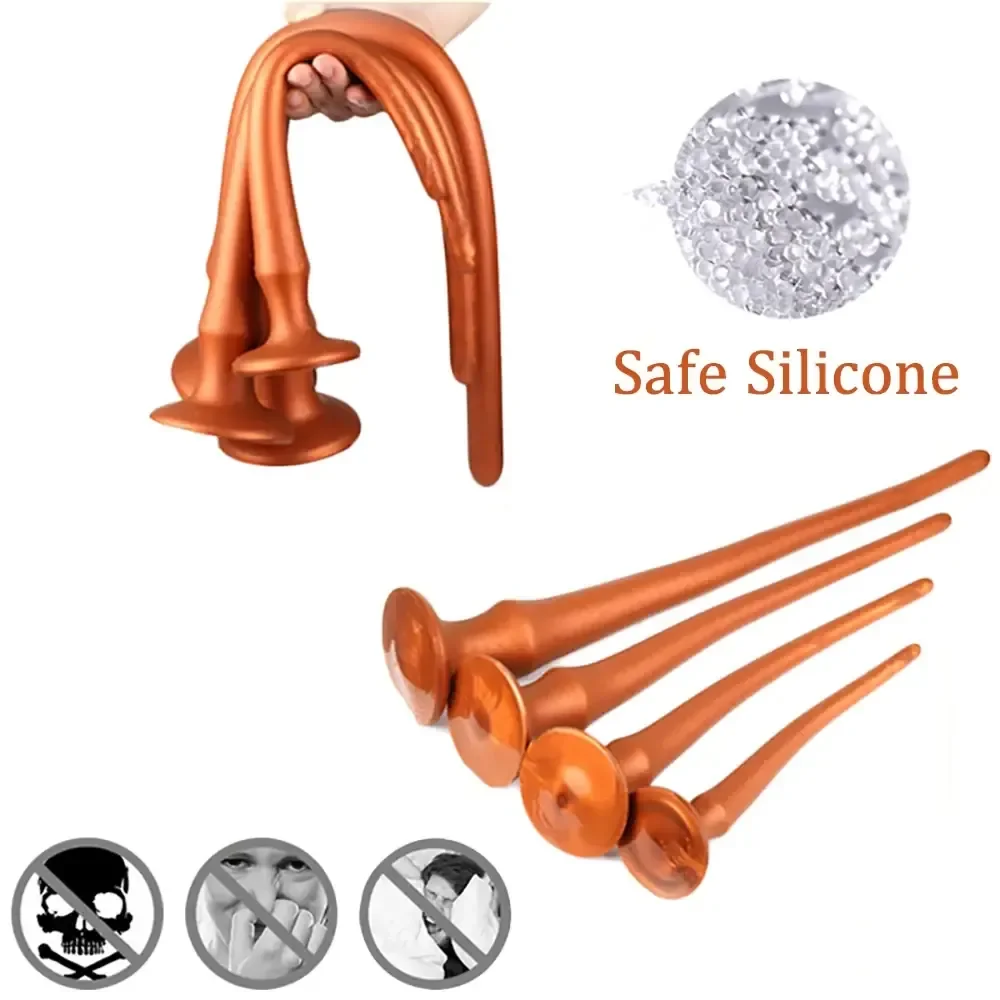 juguete anal falico de silicona