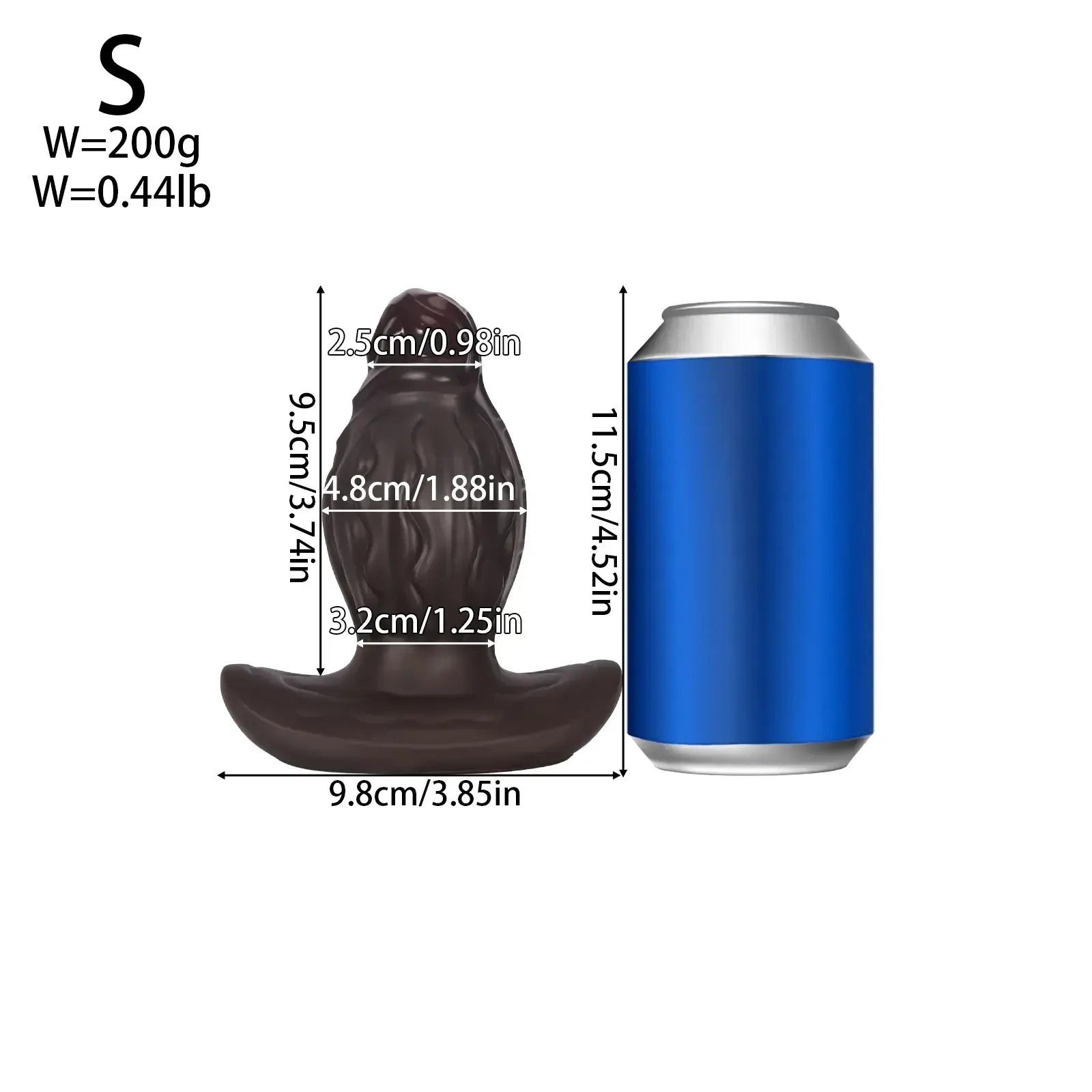 juguete anal forma fantasia silicona