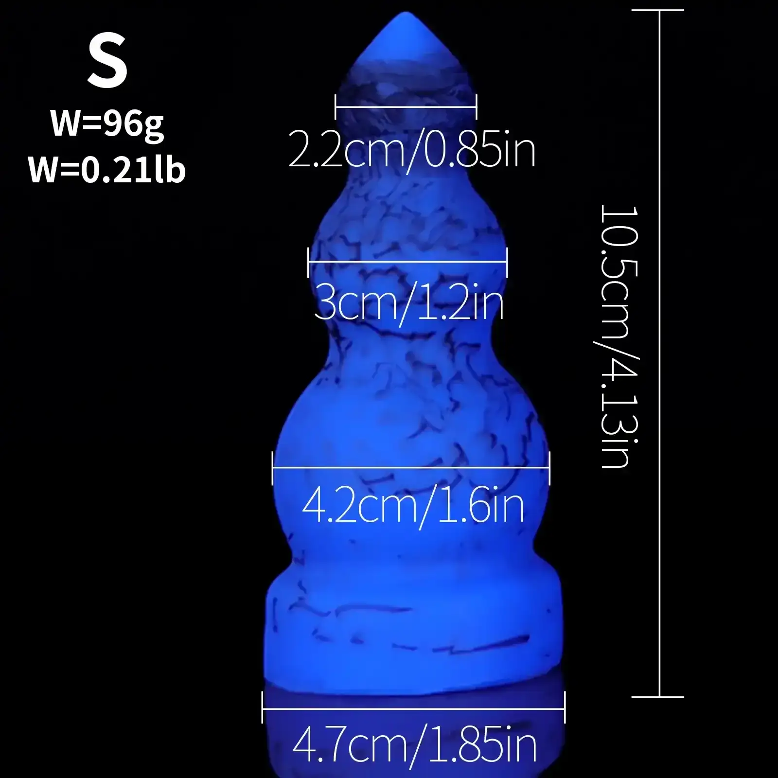 juguete anal grande con ventosa