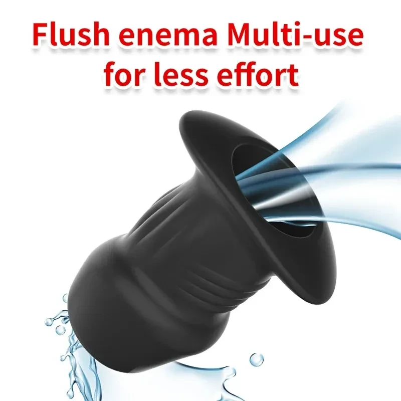 juguete anal hueco silicona medica