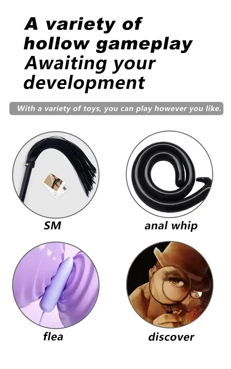 juguete anal hueco silicona suave