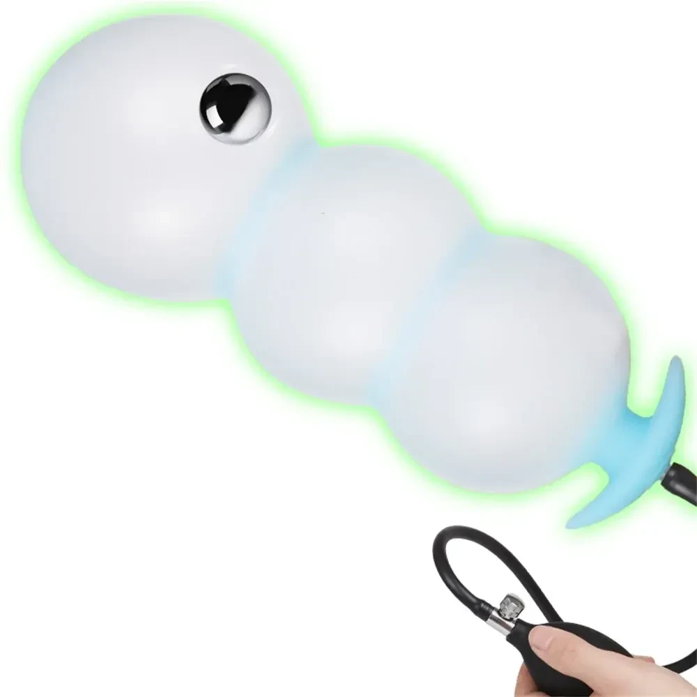 juguete anal inflable silicona prostatico