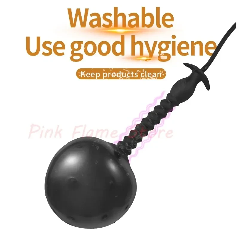 juguete anal inflable silicona suave