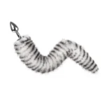 juguete anal metal y felpa suave