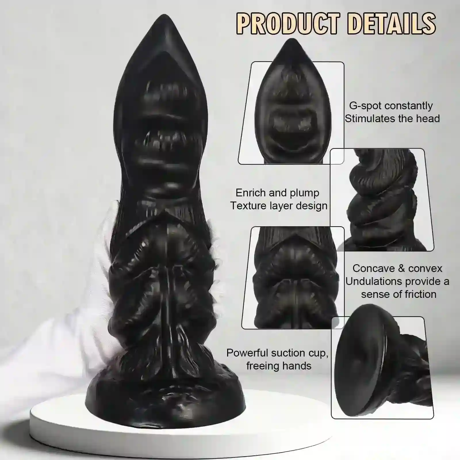 juguete anal monstruo con ventosa