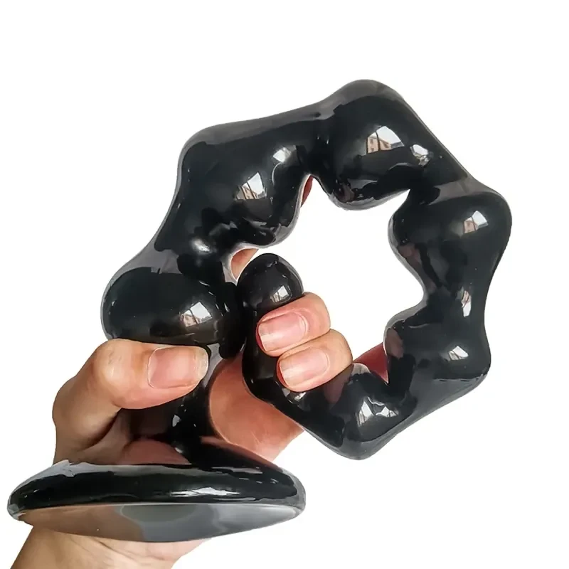 juguete anal pvc con cuentas para punto g