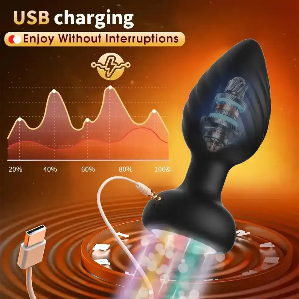 juguete anal recargable por usb