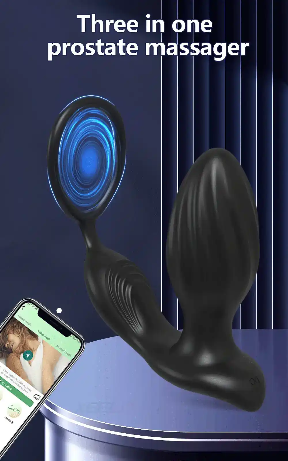 juguete anal recargable usb control app