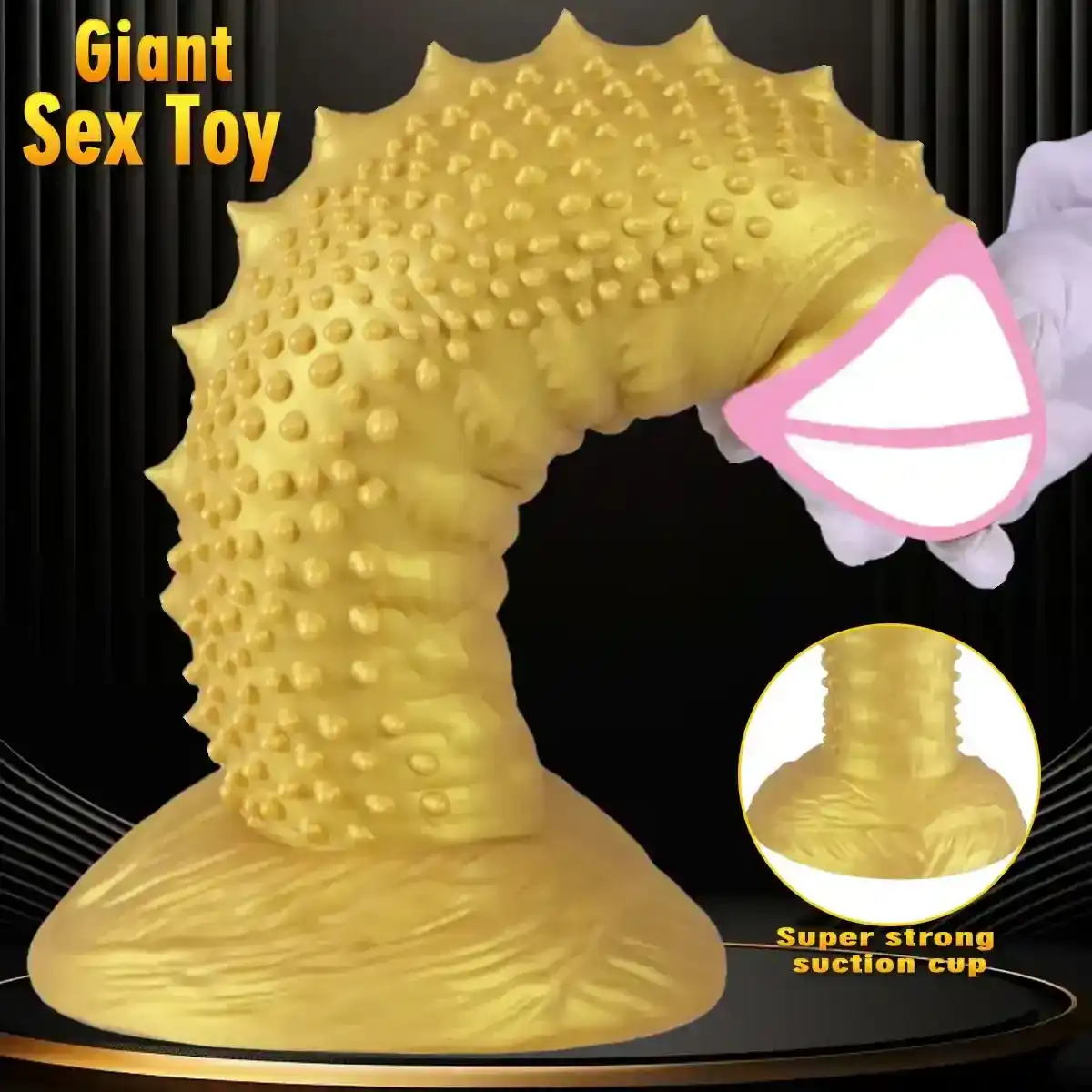 juguete anal silicona con ventosa 1