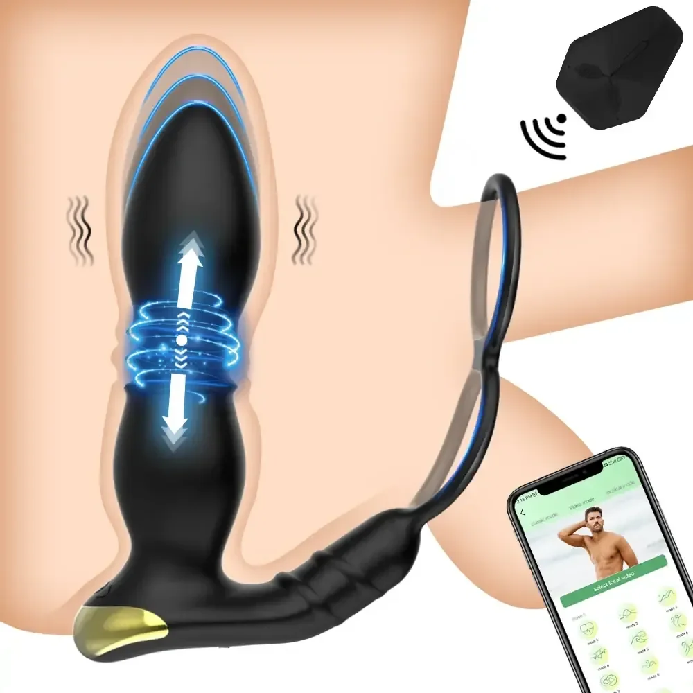 juguete anal silicona medica telescopico