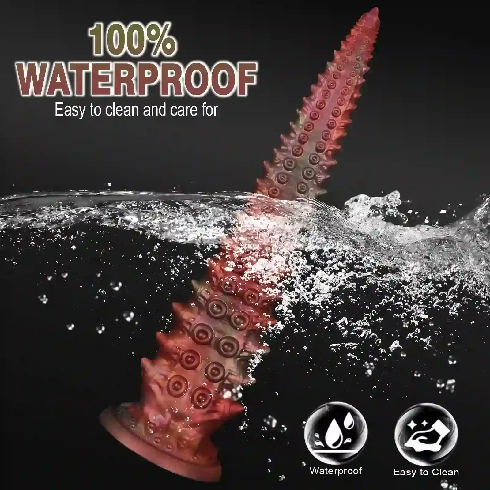 juguete anal tentaculo de silicona suave