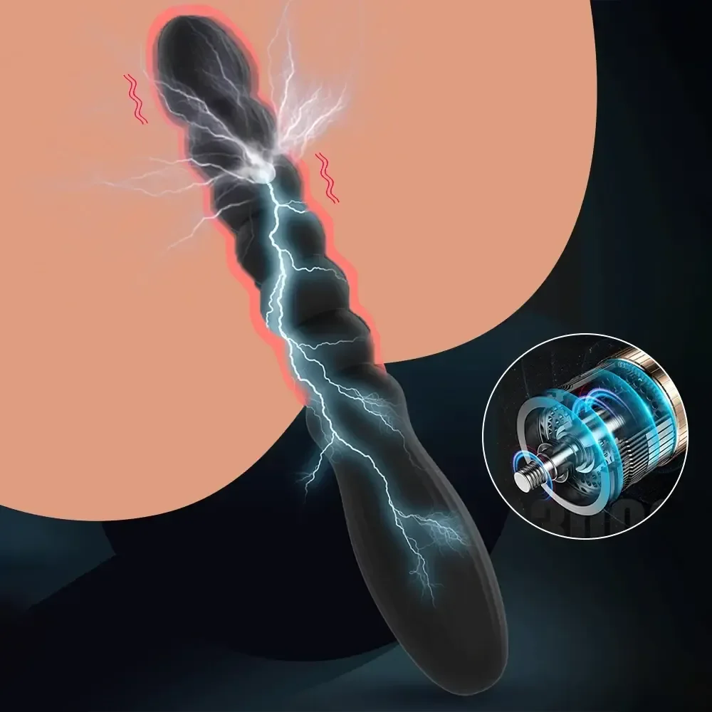 juguete anal vibratorio con estimulacion electrica