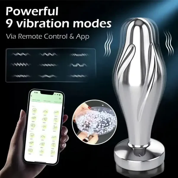 juguete anal vibratorio control por app