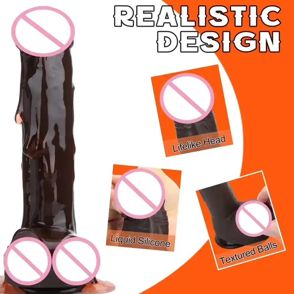 juguete clitoris realista con venas