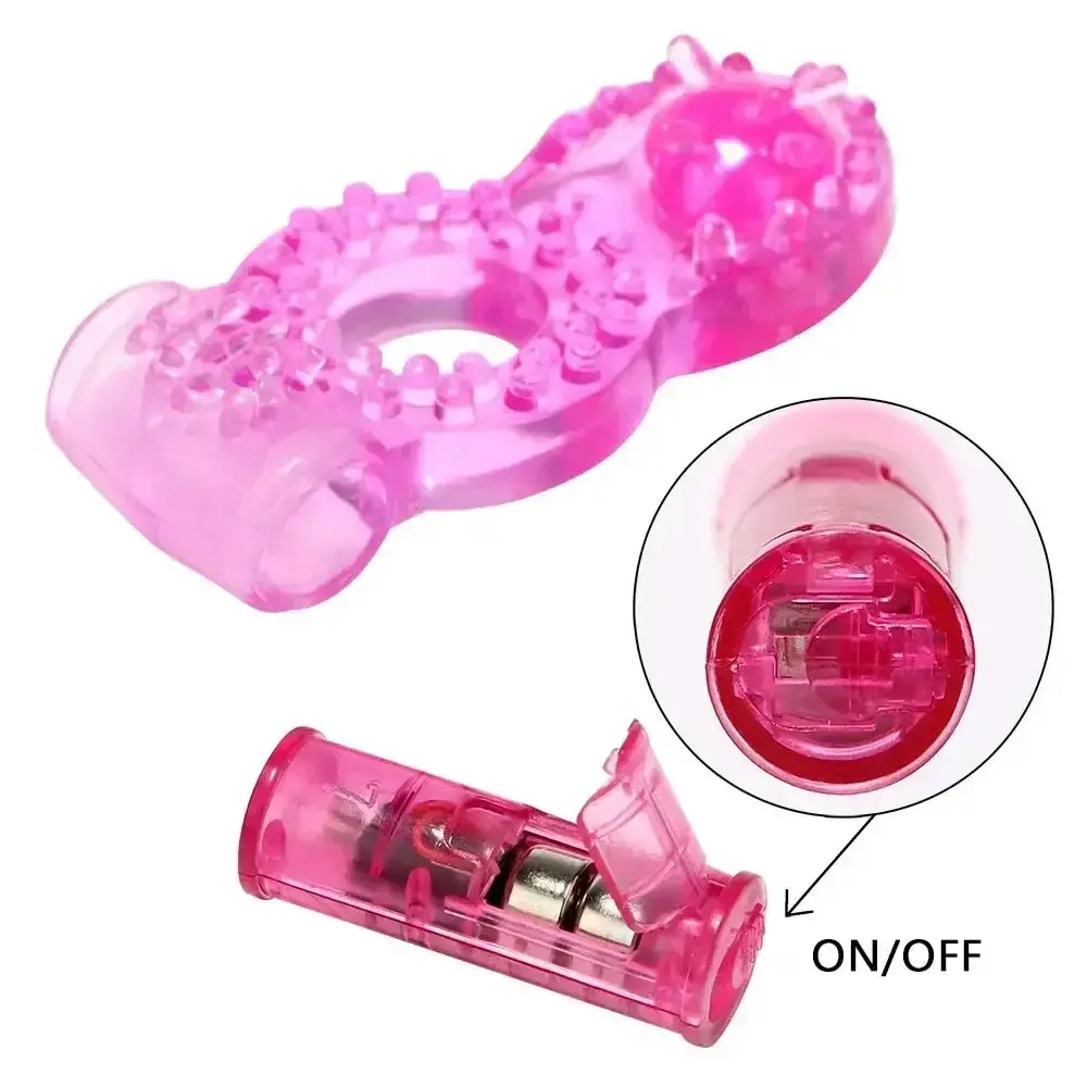 juguete erotico anillo vibrador silicona 1