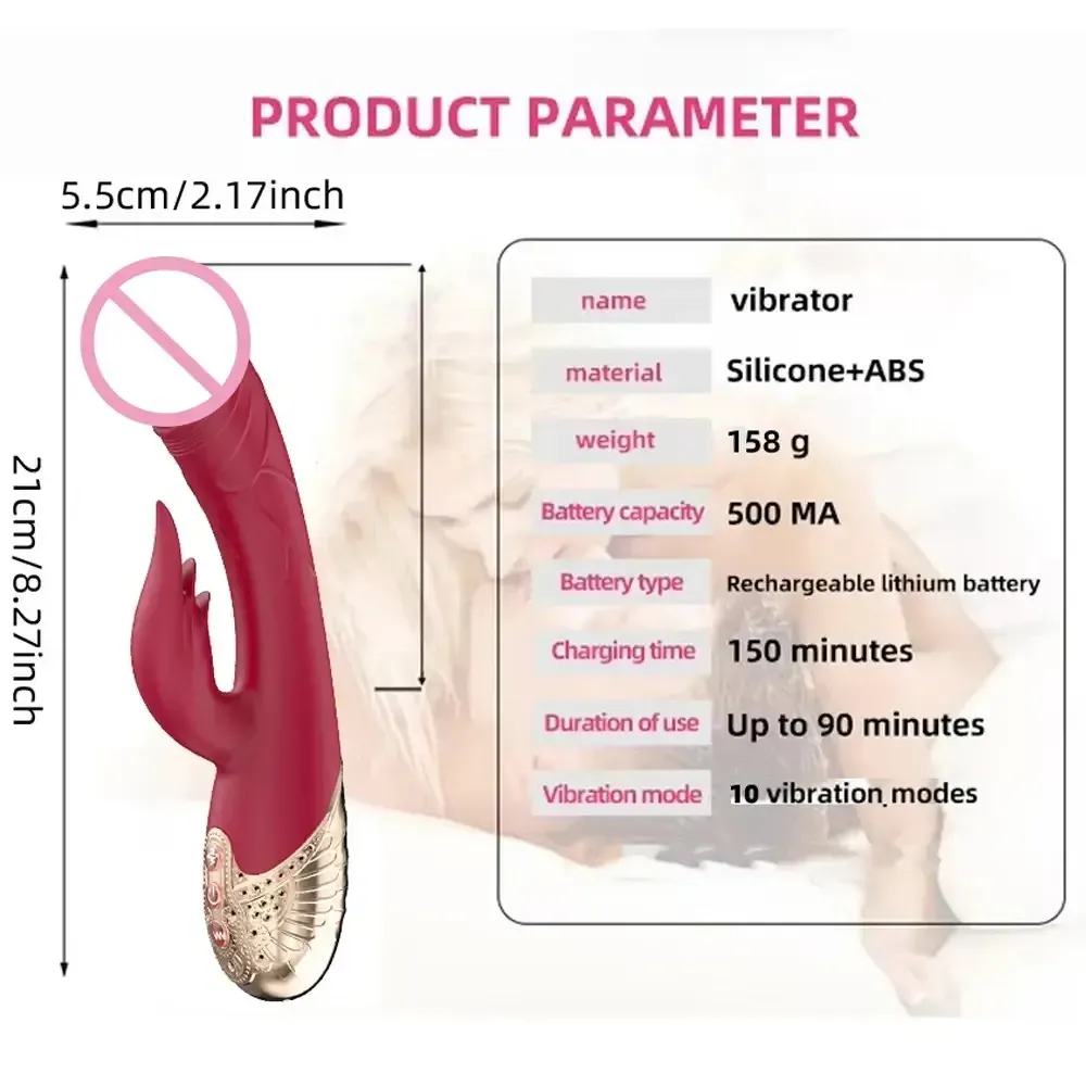 juguete erótico conejo doble estimulación suave