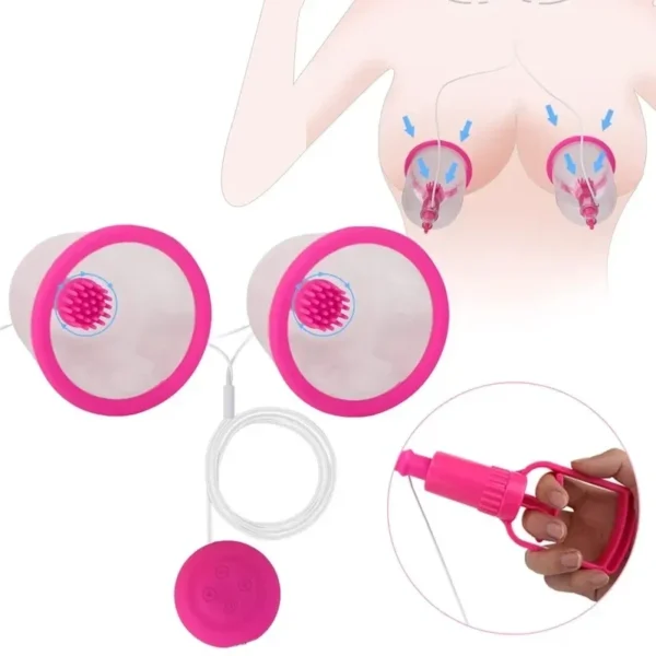 juguete para pezones con rotación horaria