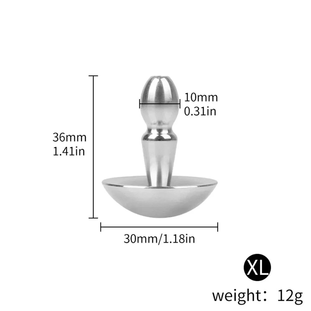 juguete pene metal pulido 31mm