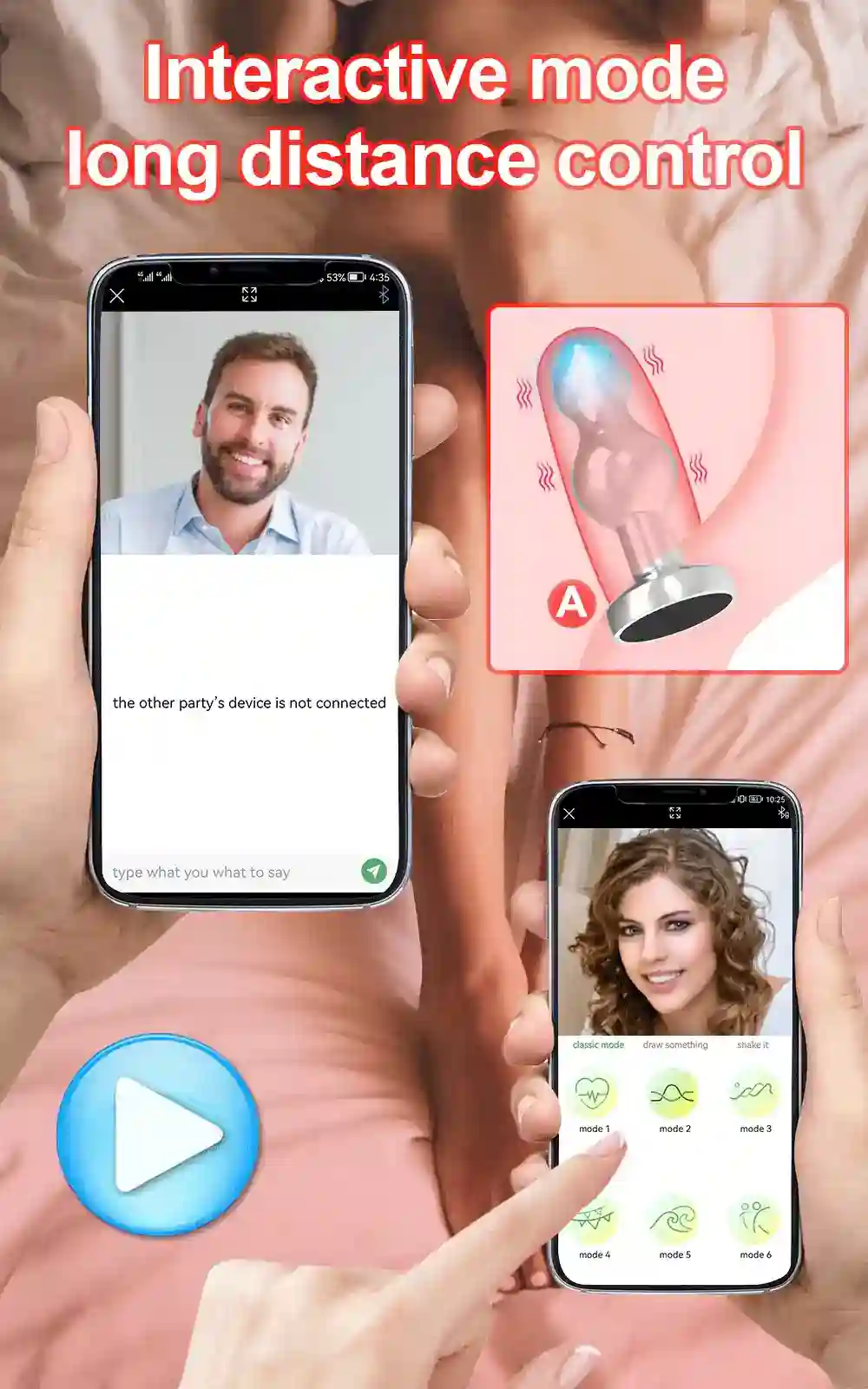 juguete sexual anal bluetooth plateado