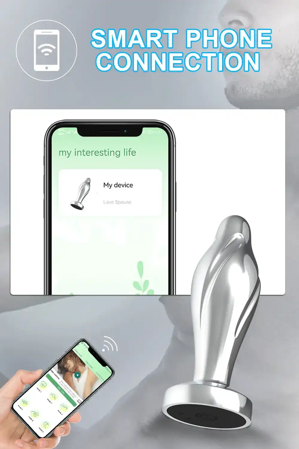 juguete sexual anal con control app