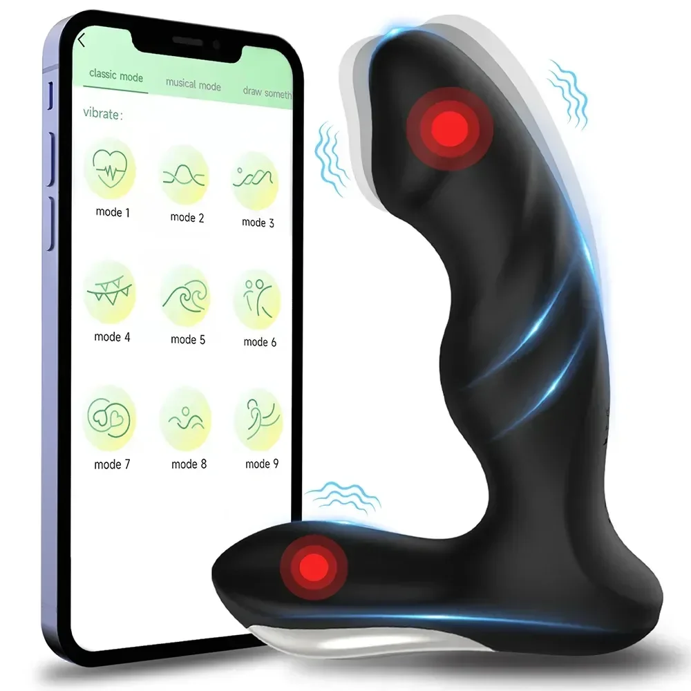 juguete sexual anal con doble motor